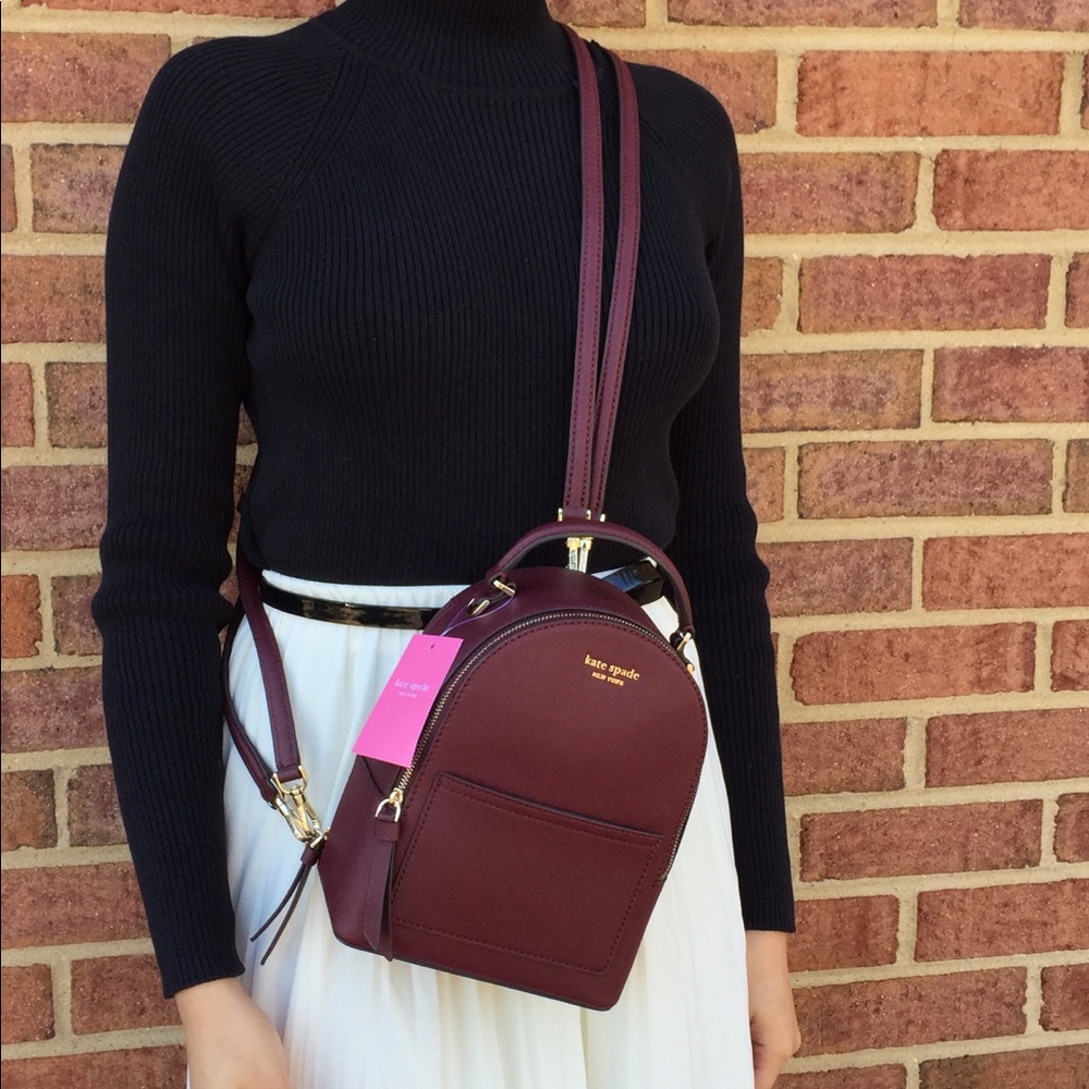 Kate Spade Mini Convertible Backpack Crossbody Bag - Picture 4 of 8